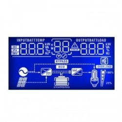 Inwerter Solarny sinus  LCD 24V/230V KS3 2400W PWM 50A