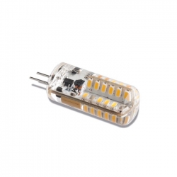 Żarówka G4 48 LED SMD 3014 4W 12VDC b.zimna fi 13mm