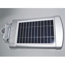 Lampa Solarna Ogrodowa Modern 10 LED (max1000lm)  słup aluminiowy 3m + fundament