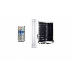 Zestaw lampa solarna listwa LED 12W 1500lm  aku 144wh Panel 40W