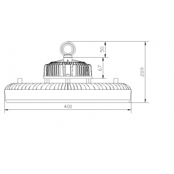 Lampa przemysłowa LED 165W UFO Philips  High Bay Lihgt   18500lm